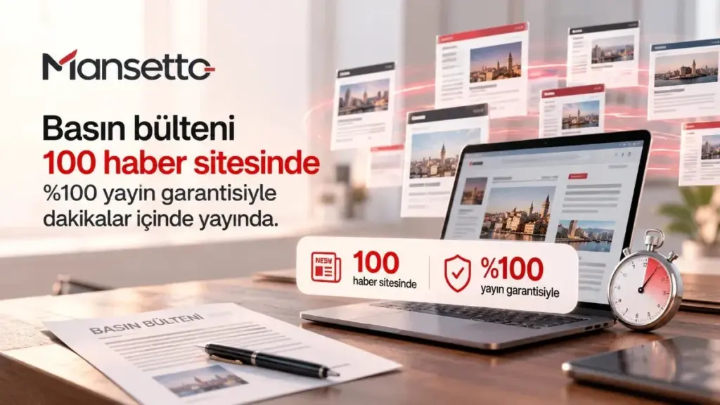 Mansetto bülten dağıtımında fireyi kaldırıp 100 haber sitesinde anlık yayın sağlıyor