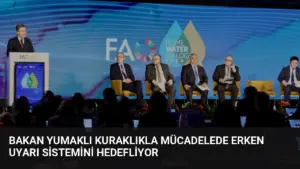 Bakan Yumaklı Kuraklıkla Mücadelede Erken Uyarı Sistemini Hedefliyor