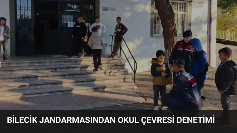 Bilecik Jandarmasından Okul Çevresi Denetimi