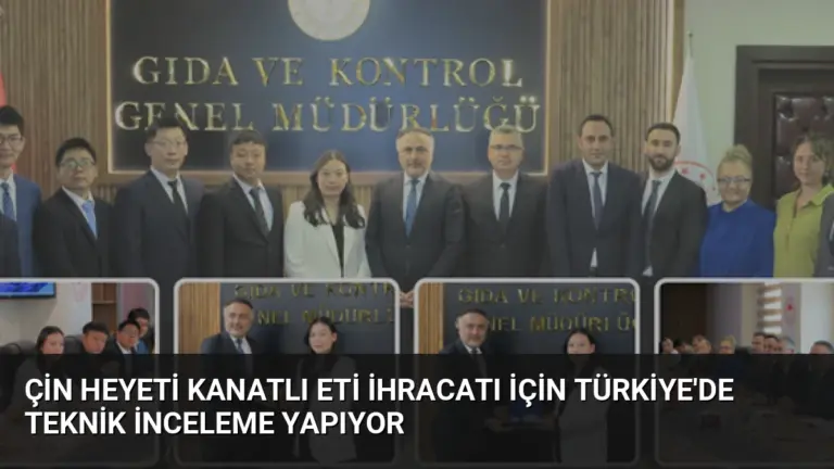 Çin Heyeti Kanatlı Eti İhracatı İçin Türkiye’de Teknik İnceleme Yapıyor