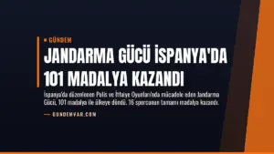 Jandarma Gücü İspanya'da 101 Madalya Kazandı