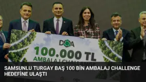 Samsunlu Turgay Baş 100 Bin Ambalaj Challenge Hedefine Ulaştı