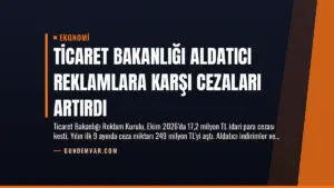 Ticaret Bakanlığı Aldatıcı Reklamlara Karşı Cezaları Artırdı